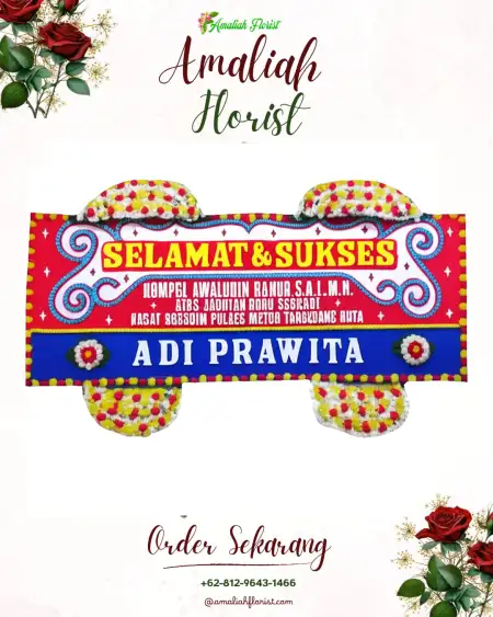 Papan Bunga Ucapan Selamat Cikoko